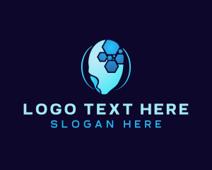 Internet - Cyber Tech Head logo design