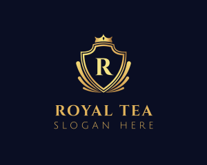 Elegant Crown Royal Shield logo design