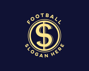 Wealth - Dollar Coin Money logo design