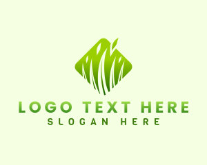 Nature - Grass Leaf Nature logo design