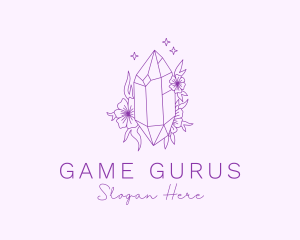 Floral Precious Stone Logo