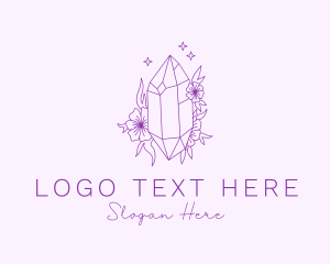 Floral Precious Stone Logo