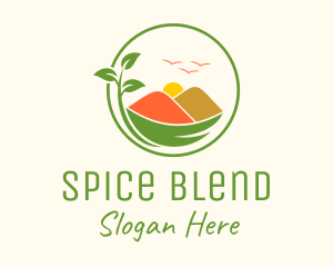 Seasoning - Mountain Spice Powder logo design
