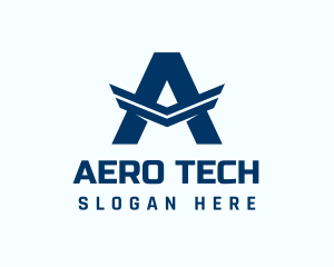 Air Force Letter A logo design