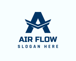 Air Force Letter A logo design