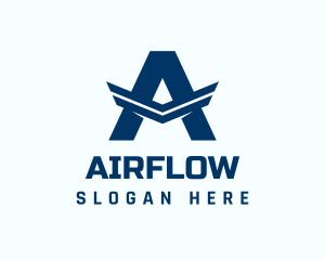 Air Force Letter A logo design