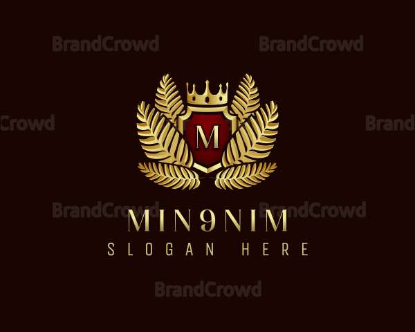 Deluxe Crown Crest Logo