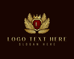 Deluxe - Deluxe Crown Crest logo design