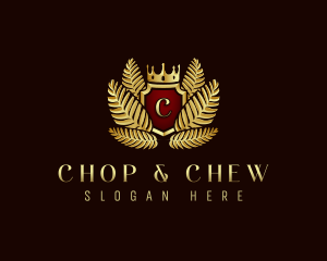 Deluxe Crown Crest Logo