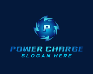 Bolt Lightning  Power logo design