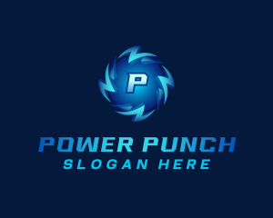 Bolt Lightning  Power logo design