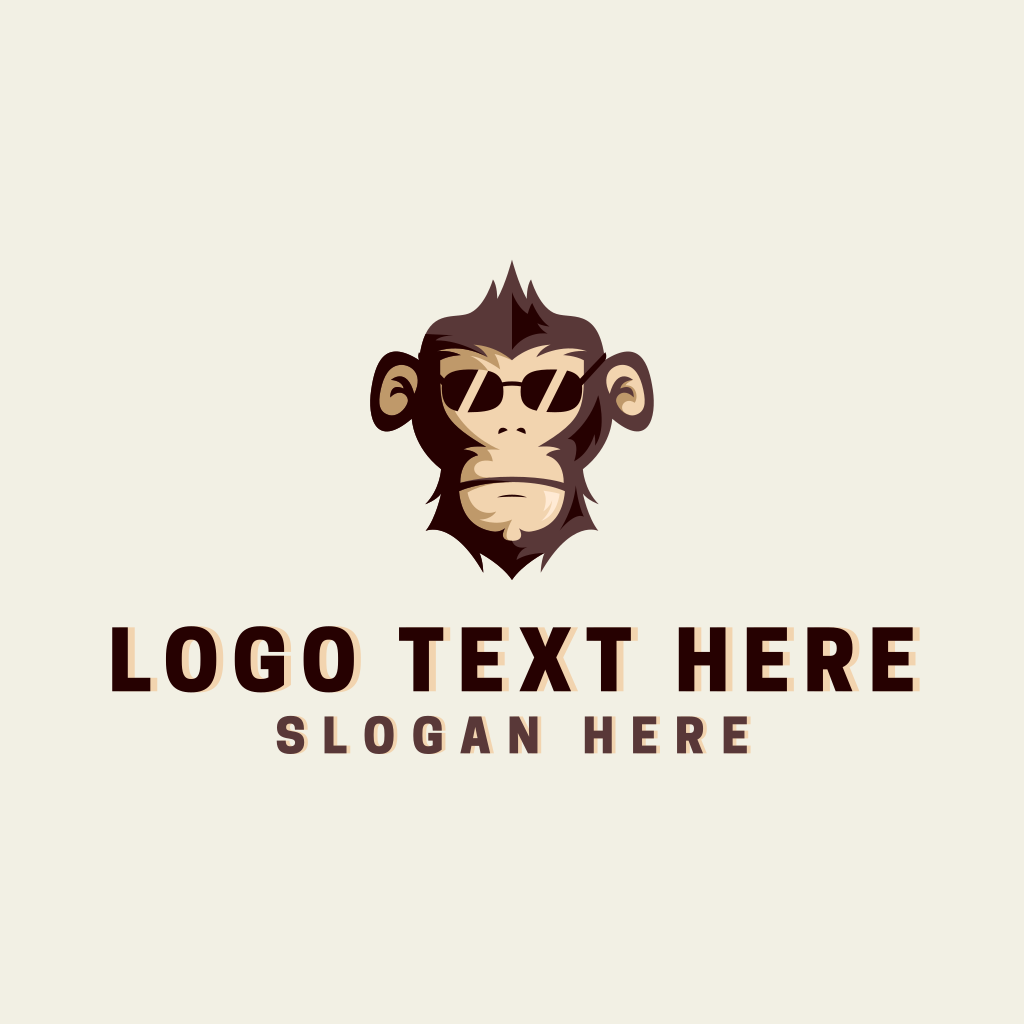 Monkey Ape Sunglasses Logo | BrandCrowd Logo Maker