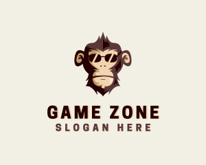 Monkey Ape Sunglasses logo design