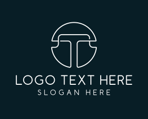 Application - Digital Tech Web Developer logo design