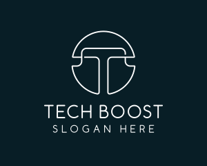 Digital Tech Web Developer logo design