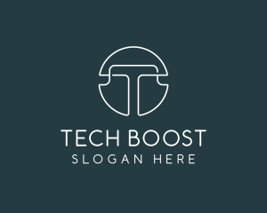 Digital Tech Web Developer logo design