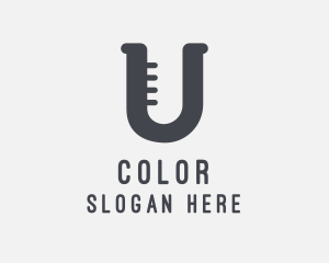 Letter U - Letter U Flask logo design