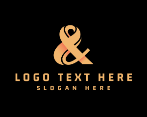 Typography - Generic Business Ampersand logo design