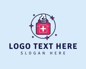 Hospital - First Aid Kit logo design
