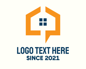House - Modern Real Estate Company logo design