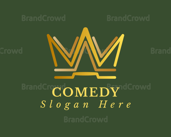 Elegant Modern Crown Logo