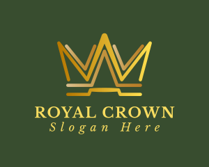 Coronation - Elegant Modern Crown logo design