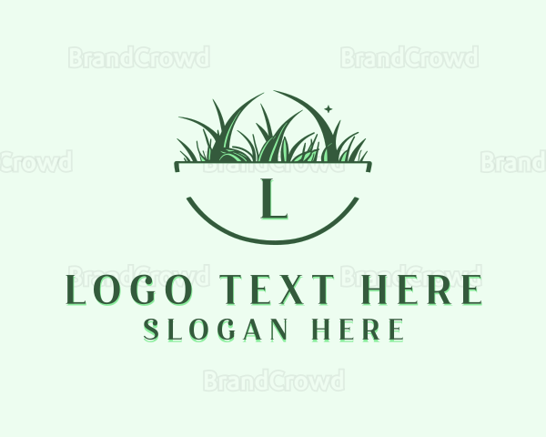 Gardening Grass Lawn Logo