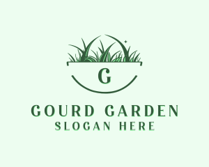 Gardening Grass Lawn logo design