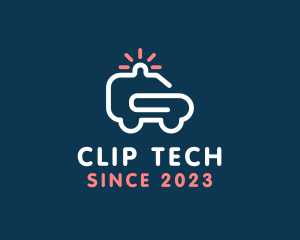 Paperclip - Paper Clip Ambulance logo design