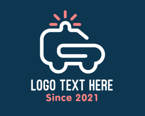 Office Supplies - Paper Clip Ambulance logo design