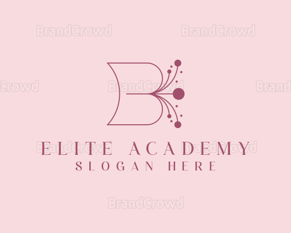 Floral Boutique Letter B Logo