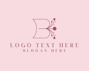 Floral - Floral Boutique Letter B logo design