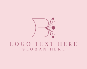 Eco Friendly - Floral Boutique Letter B logo design