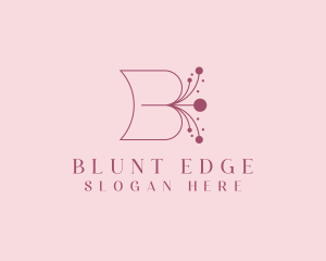 Floral Boutique Letter B logo design