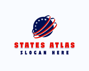 USA Globe Government logo design