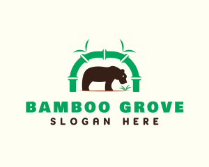 Bamboo - Bamboo Bear Zoo logo design