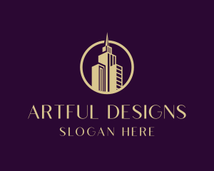 City Tower Building logo design