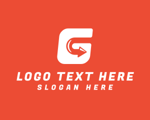 Logistic - Business Arrow Letter G logo design