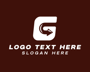 Forwarding - Logistics Arrow Letter G logo design
