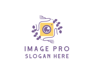 Camera Hand Angle Photography logo design