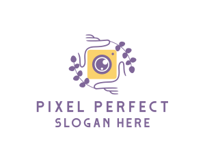 Camera Hand Angle Photography logo design