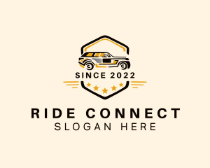 Rideshare - Car Rideshare Transport logo design