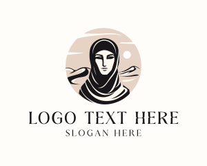Traditional - Traditional Arab Woman logo design