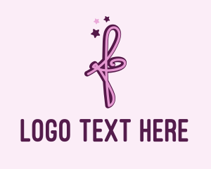 Girly - Star Letter F logo design
