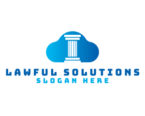 Legal - Legal Pillar Cloud logo design