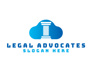 Legal Pillar Cloud logo design