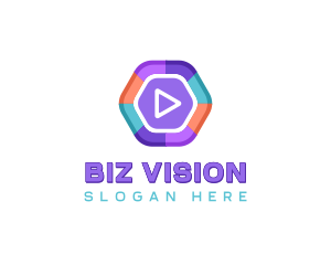 Video Streaming App  logo design