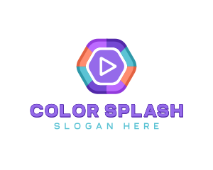 Video Streaming App  logo design