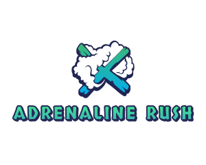 Extreme - Cloud Gradient X logo design