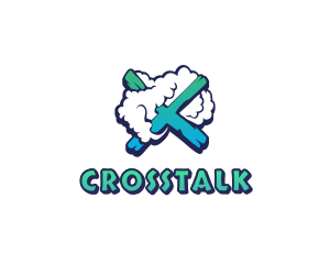 Cloud Gradient X logo design
